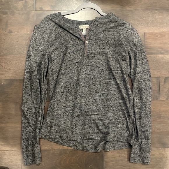 J Crew Long Sleeve Henley - Picture 3 of 4